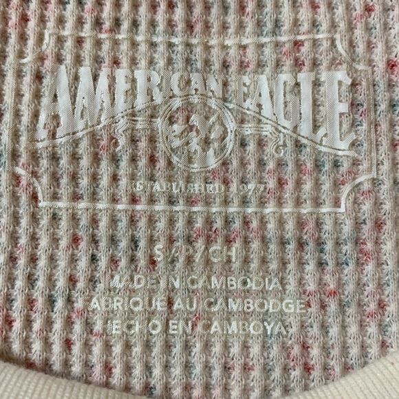 American Eagle Outfitters Women’s Crew Neck Pullover Sz S, raw hem nwt - Picture 3 of 6
